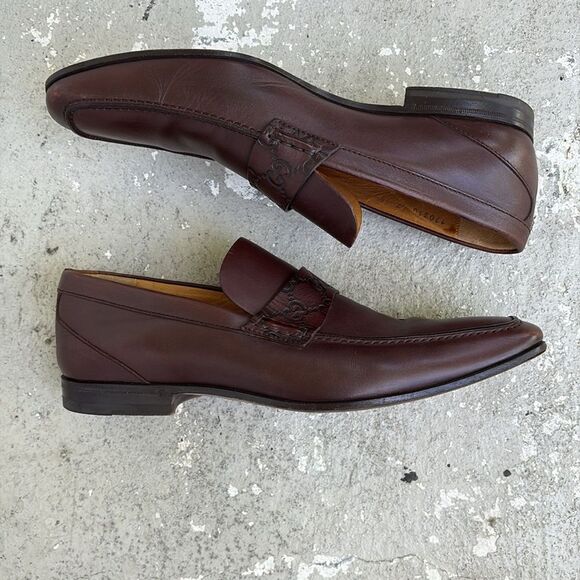 Gucci Men\'s Brown Leather Loafers main image 8